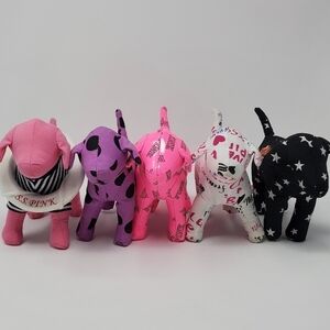 VICTORIA'S SECRET PINK DOG LOT RARE SF GIANTS PURPLE PINK VINYL SAILOR GRAFFITI